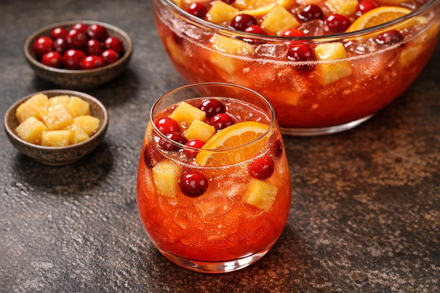 Orange Cranberry Pineapple Fruit Punch